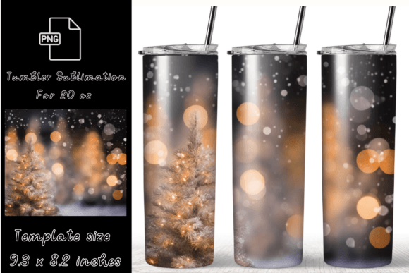 Christmas Tumbler Wraps for 20 Oz Skinny