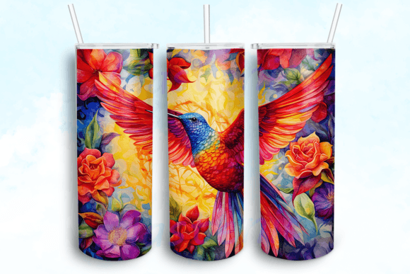 Eden Bird 20oz Skinny Tumbler Png