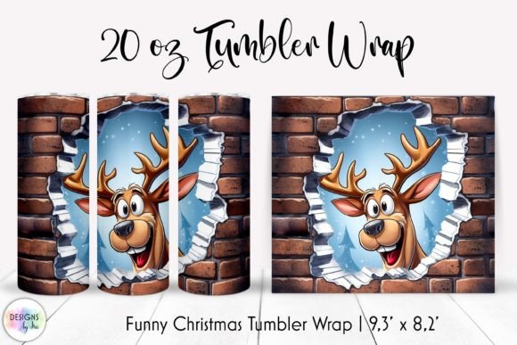 Fun Christmas Tumbler Wrap