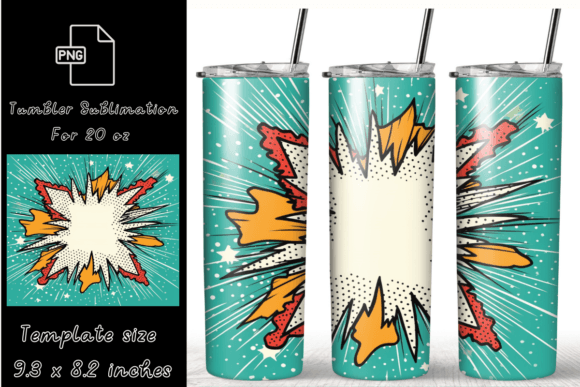Retro Doodle 20 Oz Tumbler Wrap