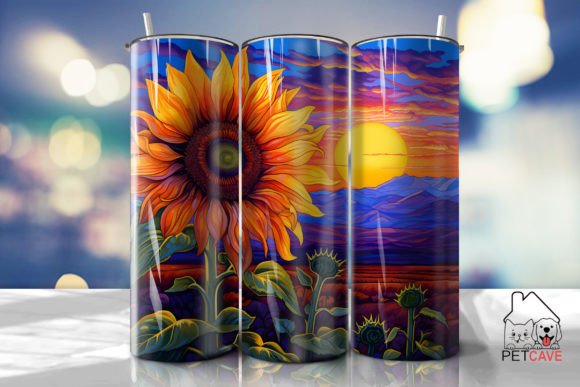 Sunflower Tumbler 20oz 2