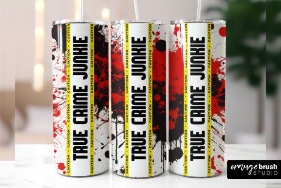 True Crime Junkie Tumbler Sublimation